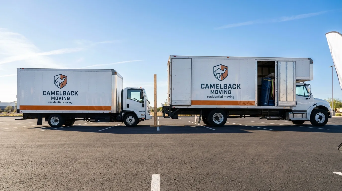 Moving truck size capacity guide in Tewksbury